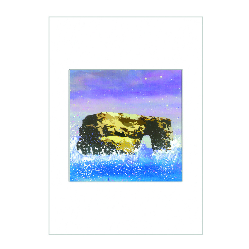 Marsden Rock  Mini Print A4